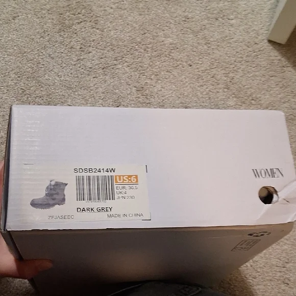 Dream Pairs Gray Ankle Boots with Faux Fur - Picture 13 of 15